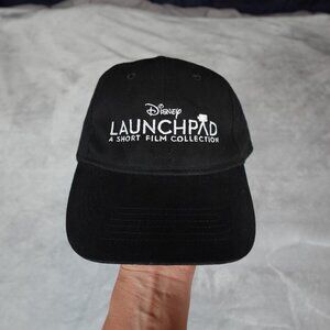 Disney Launchpad Short Film Cast Crew Hat Cap Lightweight Black